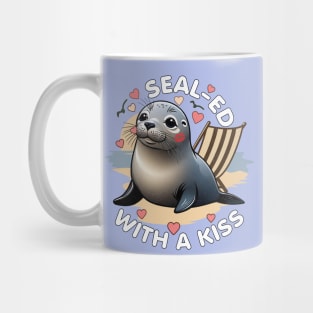 Sealed with a kiss - Cute Seal Pun Mug
